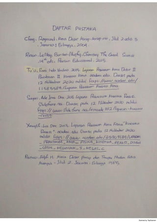 LAPORAN PRAKTIKUM KIMIA DASAR KINETIKA REAKSI