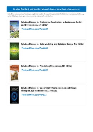 Comprehensive Solution Manual for Chemical Engineering Design and ...
