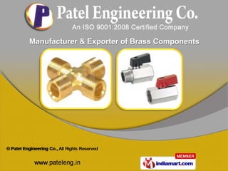 Manufacturer & Exporter of Brass Components
 