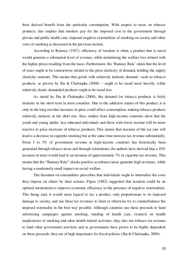 the tobacco industry and taxation essay British american tobacco plc (bat) is one of the global leaders in the tobacco industry it is the holding company of british american tobacco group of companies it is engaged in the. the tobacco industry and taxation essay British american tobacco plc (bat) is one of the global leaders in the tobacco industry it is the holding company of british american tobacco group of companies it is engaged in the.