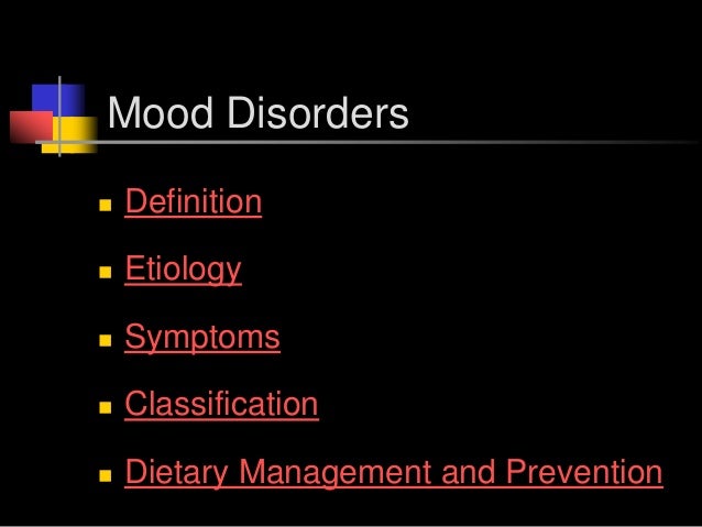 Mood Disorders