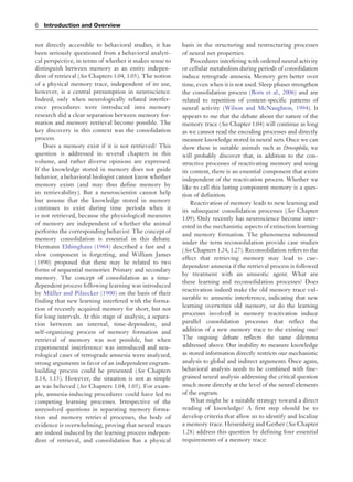 Unresolved Memory Learning and memory 1 Learning theory and behaviour 1. ed Edition ...