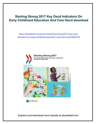 Starting Strong 2017 Key Oecd Indicators On Early Childhood Education ...