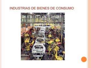 INDUSTRIAS DE BIENES DE CONSUMO
 