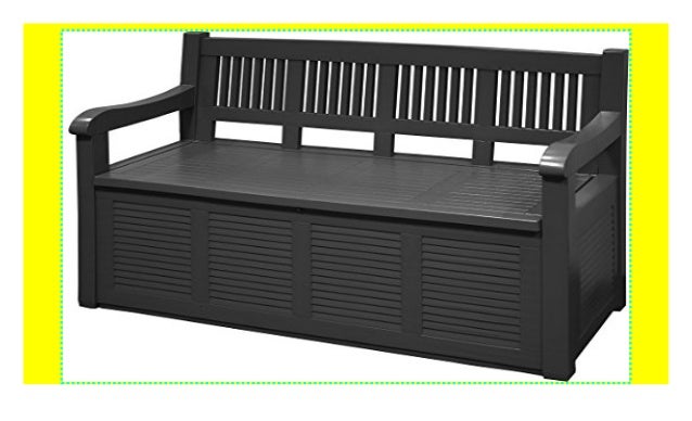 Gartenbank 2 Sitzer Aufbewahrung Kissenbox Gartenmobel 130x60x85 Cm