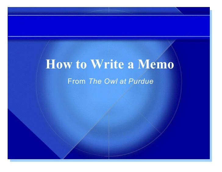 Memo
