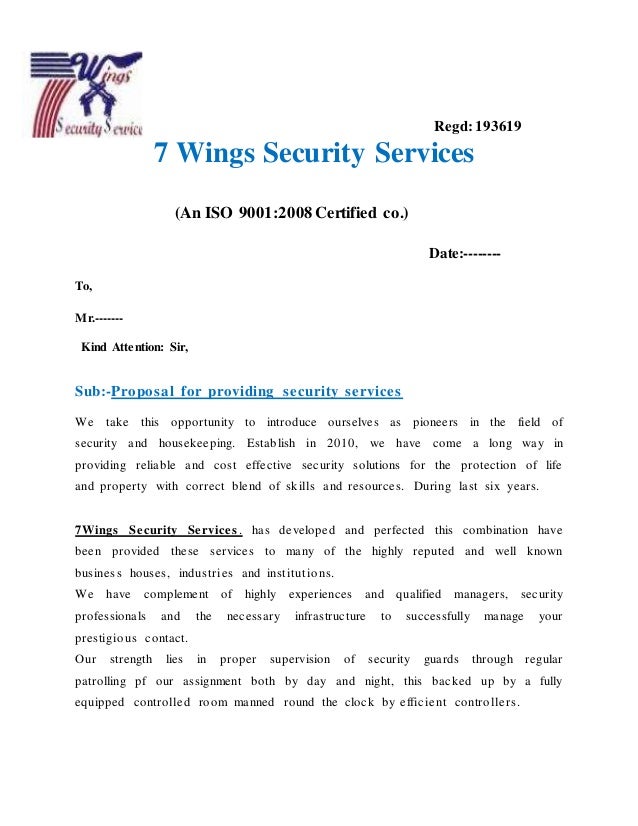 7 wings quotation profile a quotation format for service provider