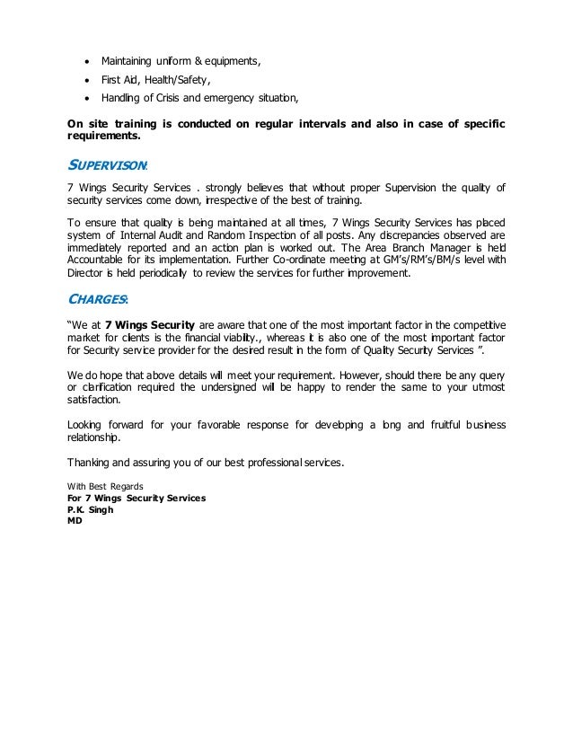 quotation for professional services