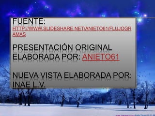 FUENTE:
HTTP://WWW.SLIDESHARE.NET/ANIETO61/FLUJOGR
AMAS
PRESENTACIÓN ORIGINAL
ELABORADA POR: ANIETO61
NUEVA VISTA ELABORADA POR:
INAE L.V.
 