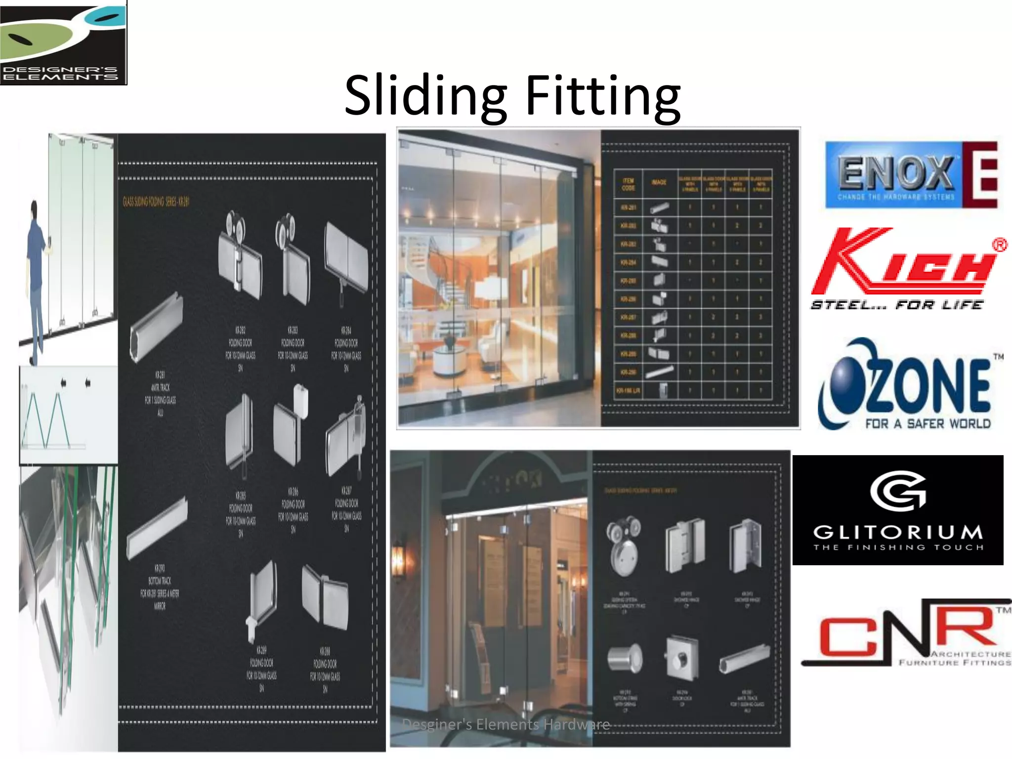 Sliding Fitting
Desginer's Elements Hardware
 