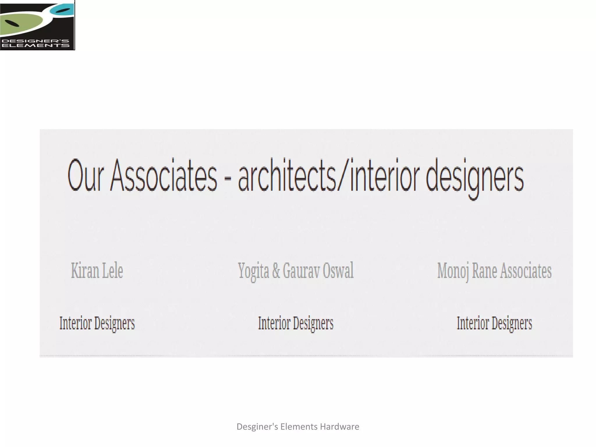 Desginer's Elements Hardware
 