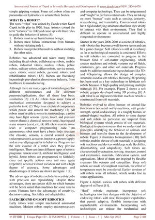Soft Robotics An Overview | PDF
