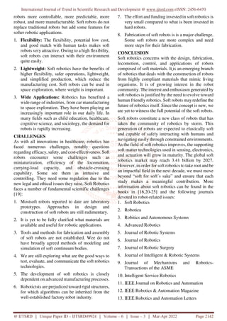 Soft Robotics An Overview | PDF