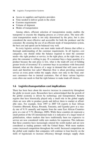 Logistics Transportation Systems Md Sarder | PDF