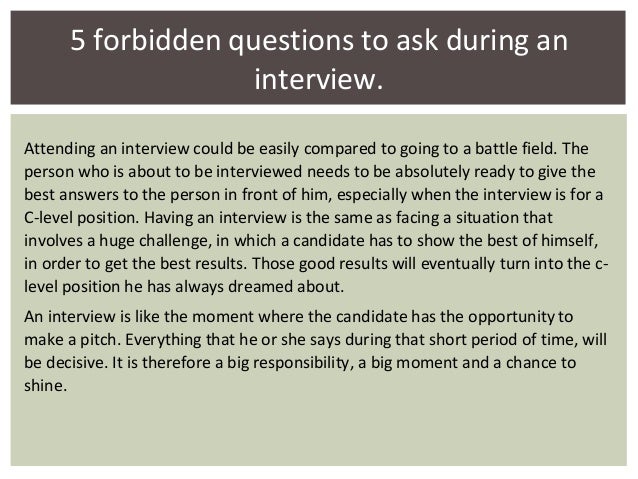 what to ask on an interview