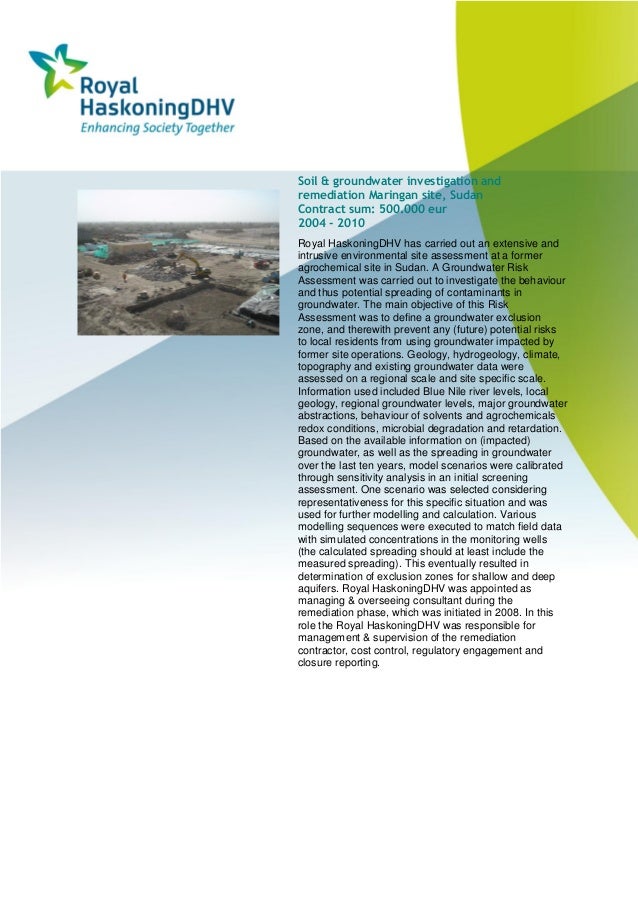 Leaflet contaminated land management