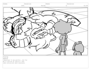 Scene
259
Duration
04:00
Panel
3
Duration
01:00
Dialog
ANDRIAS
(wheezing) It was painful...but for
me to survive as long as I did,
some alterations were necessary.
 