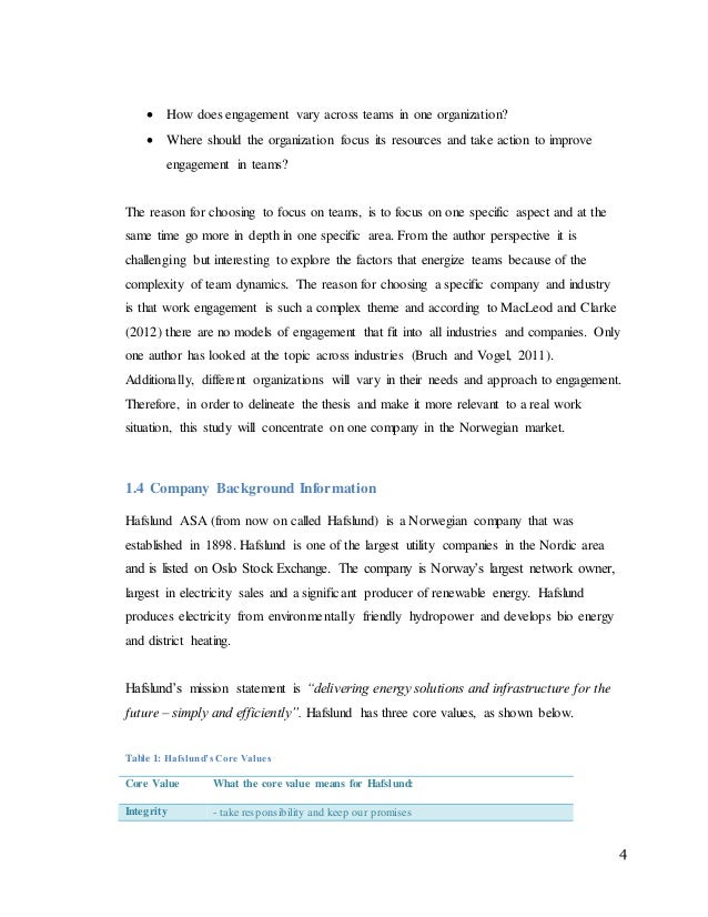 Employee engagement thesis image