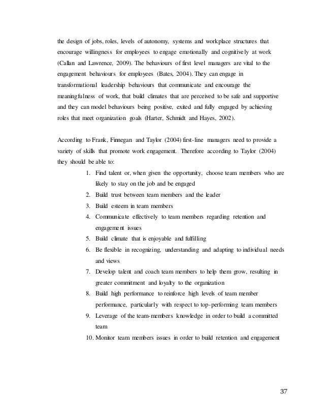 Antecedents of work engagement picture