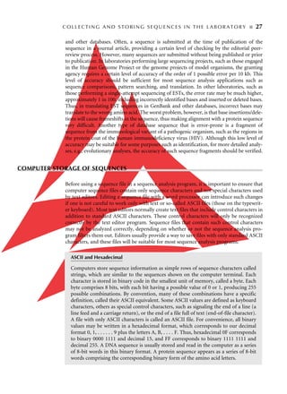 Bioinformatics Sequence And Genome Analysis 1st Edition David W Mount | PDF