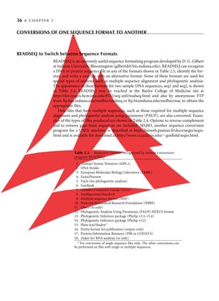 Bioinformatics Sequence And Genome Analysis 1st Edition David W Mount | PDF