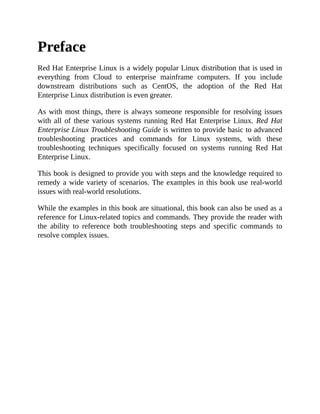 Red Hat Enterprise Linux Troubleshooting Guide Cane B | PDF