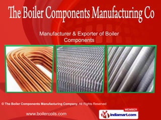 Manufacturer & Exporter of Boiler Components 