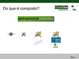 Do que é composto?



                 =




       +     +       +




                         Globalcode – Open4education
 