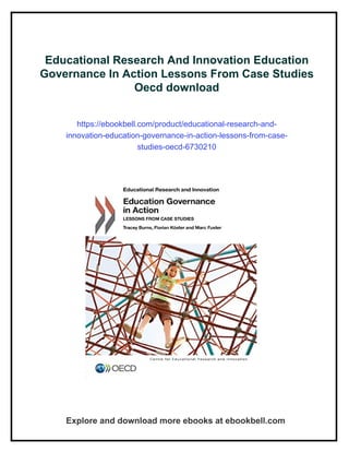 Educational Research And Innovation Education Governance In Action ...