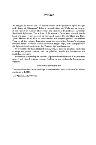 Fallacious Arguments In Ancient Philosophy Christof Rapp Pieter Sjoerd ...