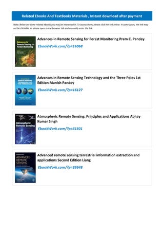 Comprehensive Guide to Hyperspectral Remote Sensing Theory and ...