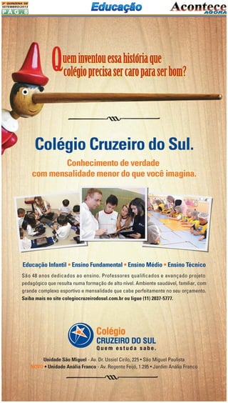 P Á G . 8
2A QUINZENA DE
SETEMBRO/2013
 