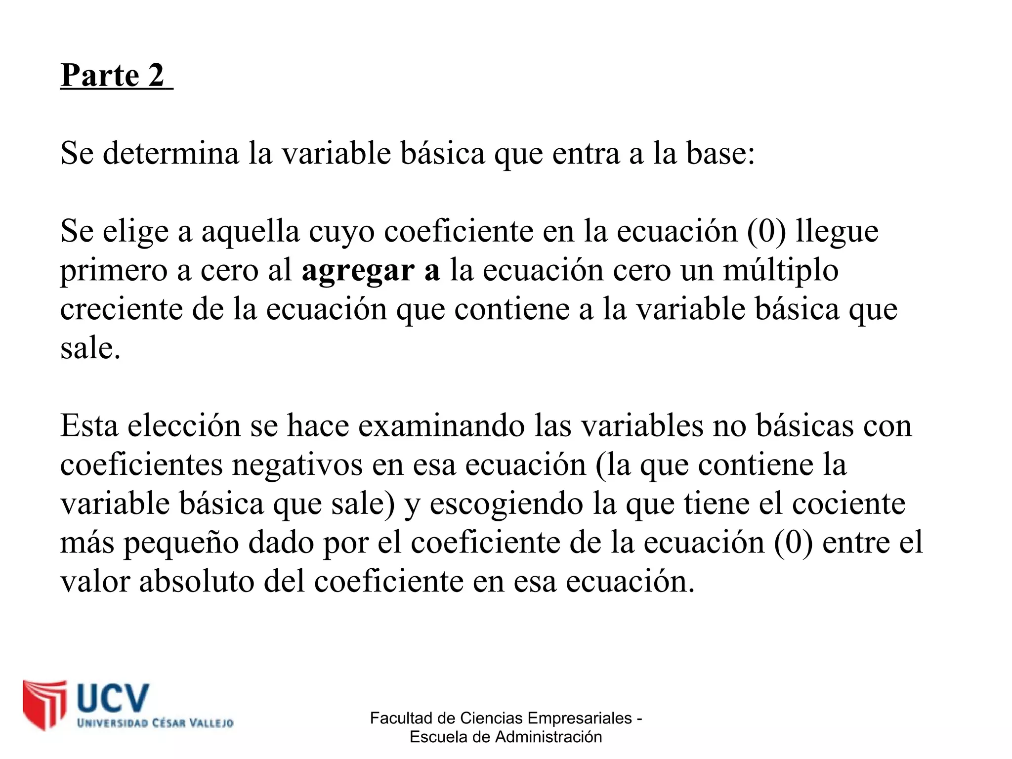 Sesion 05b - Metodo Simplex Dual | PPT | Educational Assessment | Education