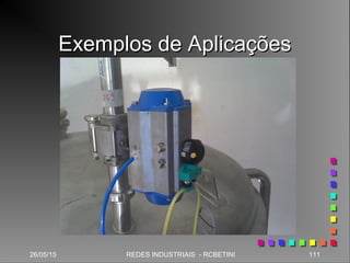 Exemplos de AplicaçõesExemplos de Aplicações
26/05/15 111REDES INDUSTRIAIS - RCBETINI
 
