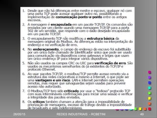 26/05/15 49REDES INDUSTRIAIS - RCBETINI26/05/15 49REDES INDUSTRIAIS - RCBETINI
 
