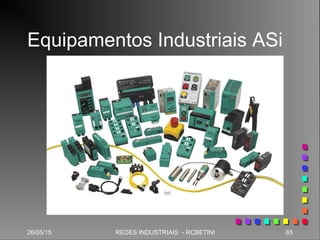 26/05/15 65REDES INDUSTRIAIS - RCBETINI
Equipamentos Industriais ASi
 