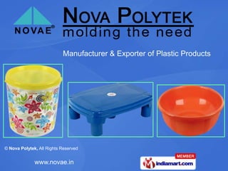 Manufacturer & Exporter of Plastic Products 