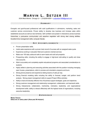 R_Setzer Resume | DOC