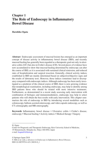 Advances In Endoscopy In Inflammatory Bowel Disease Toshiumi Hibi | PDF
