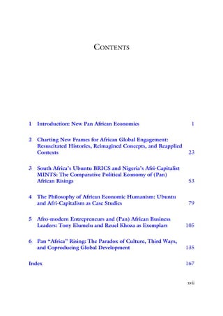 Pan Africa Rising The Cultural Political Economy Of Nigerias ...