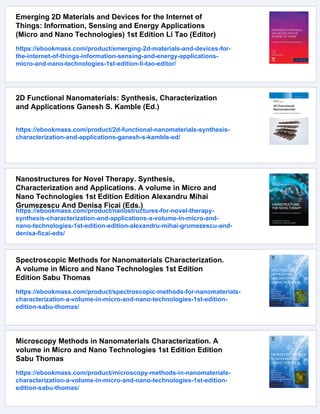 Synthesis, Modelling and Characterization of 2D Materials and their ...