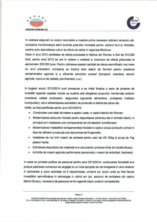memorandum exemplu