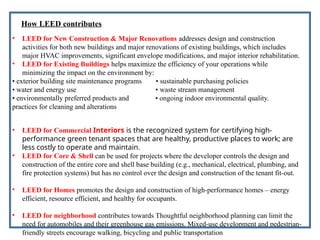 Comprehensive Overview of LEED Green Building Certification and Its ...