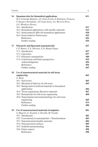 Nanobiomaterials Nanostructured Materials For Biomedical Applications ...