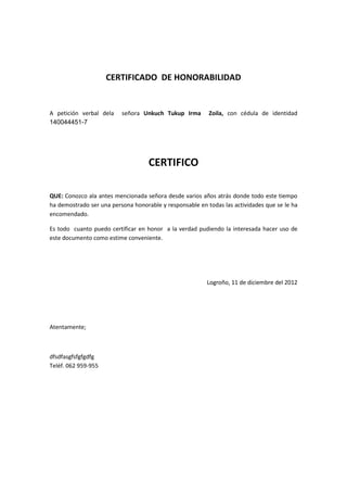 certificadodehonorabilidad