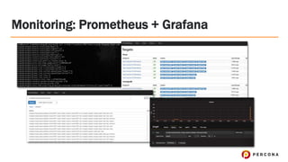 Monitoring: Prometheus + Grafana
 