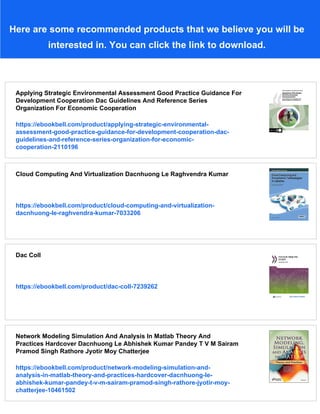 Dac Guidelines And Reference Series Orientations And Principles For ...