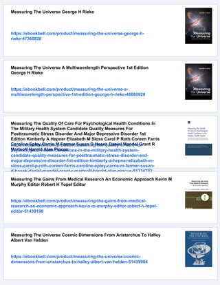 George Rieke Measuring The Digital Economy A New Perspective Oecd | PDF