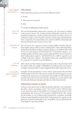 Sample Pisa Math Question Pisa Learning Mathematics For Life A Perspective From Pisa Oecd | PDF