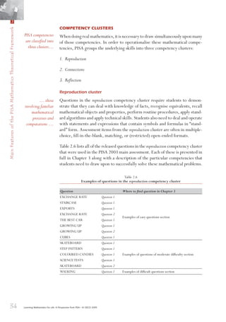 Sample Pisa Math Question Pisa Learning Mathematics For Life A Perspective From Pisa Oecd | PDF